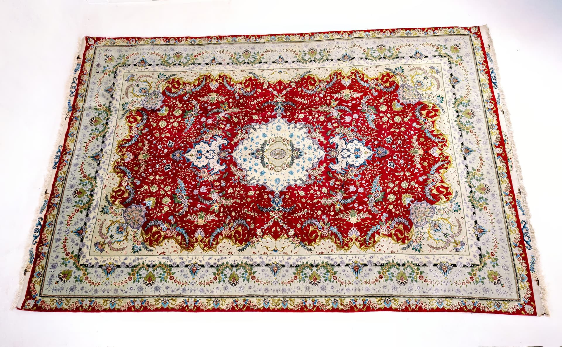 Super Fine Persian Tabriz — Silk & Wool — photograph