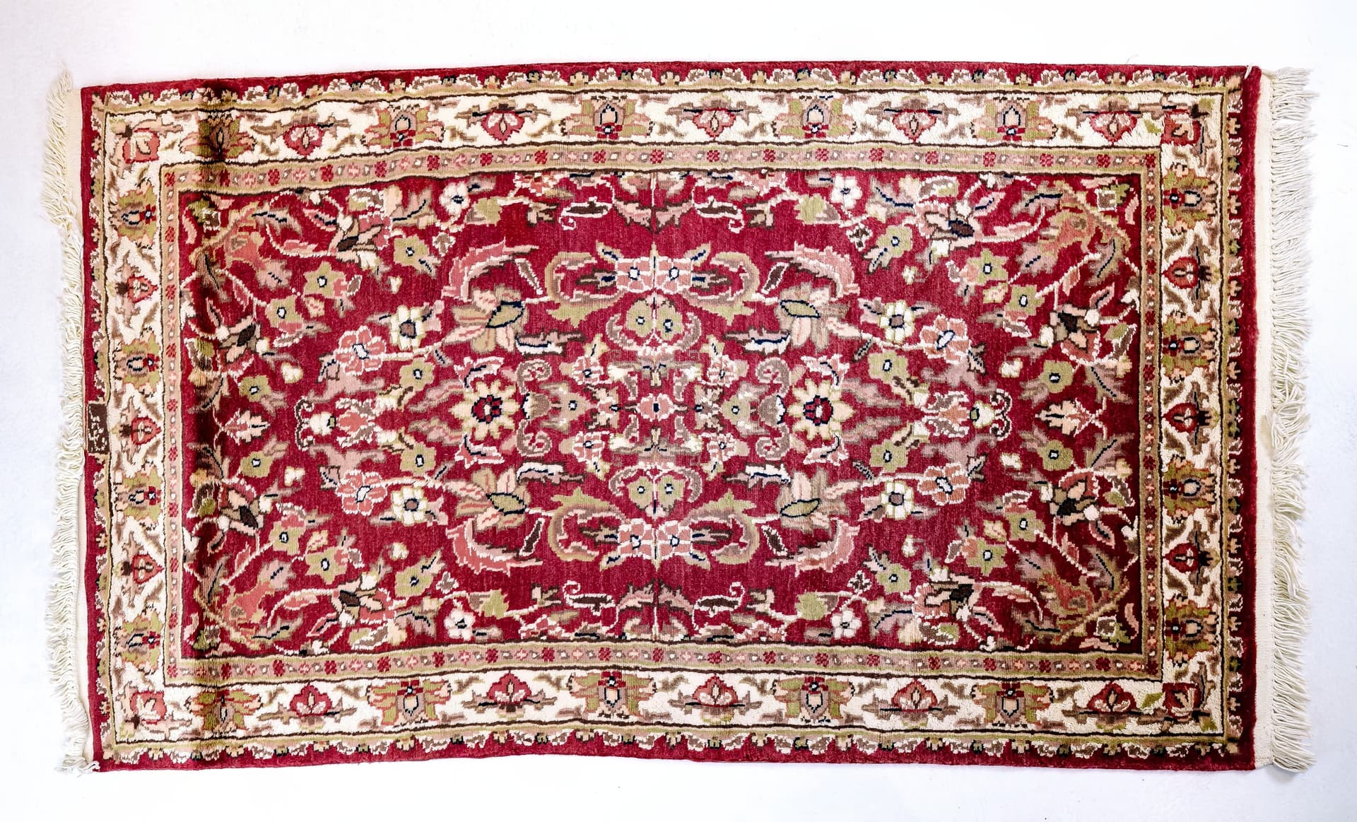 Kashmiri Silk & Wool Rug — photograph 1