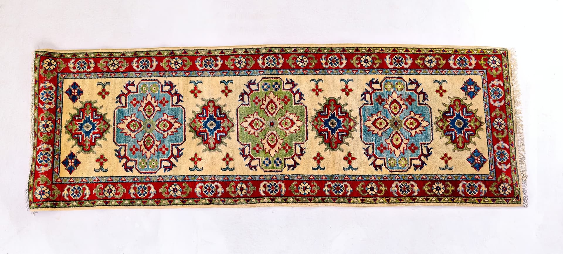 Afghan Kazak Runner — photograph 1